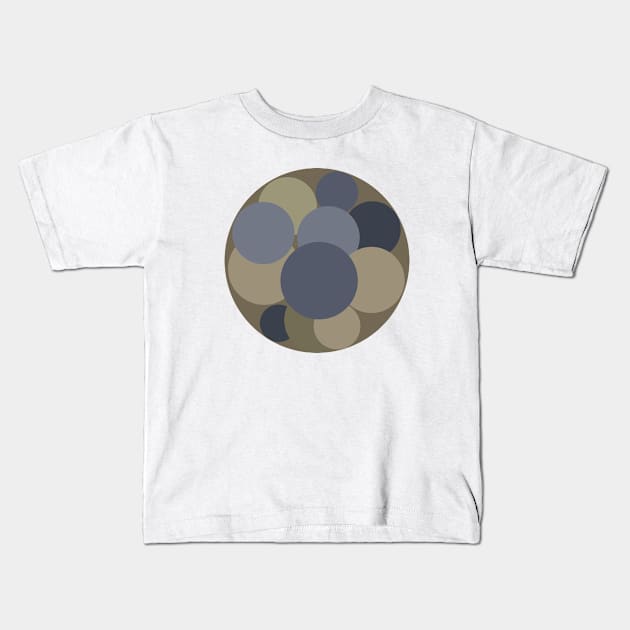 abstract geometric shapes Kids T-Shirt by omitay